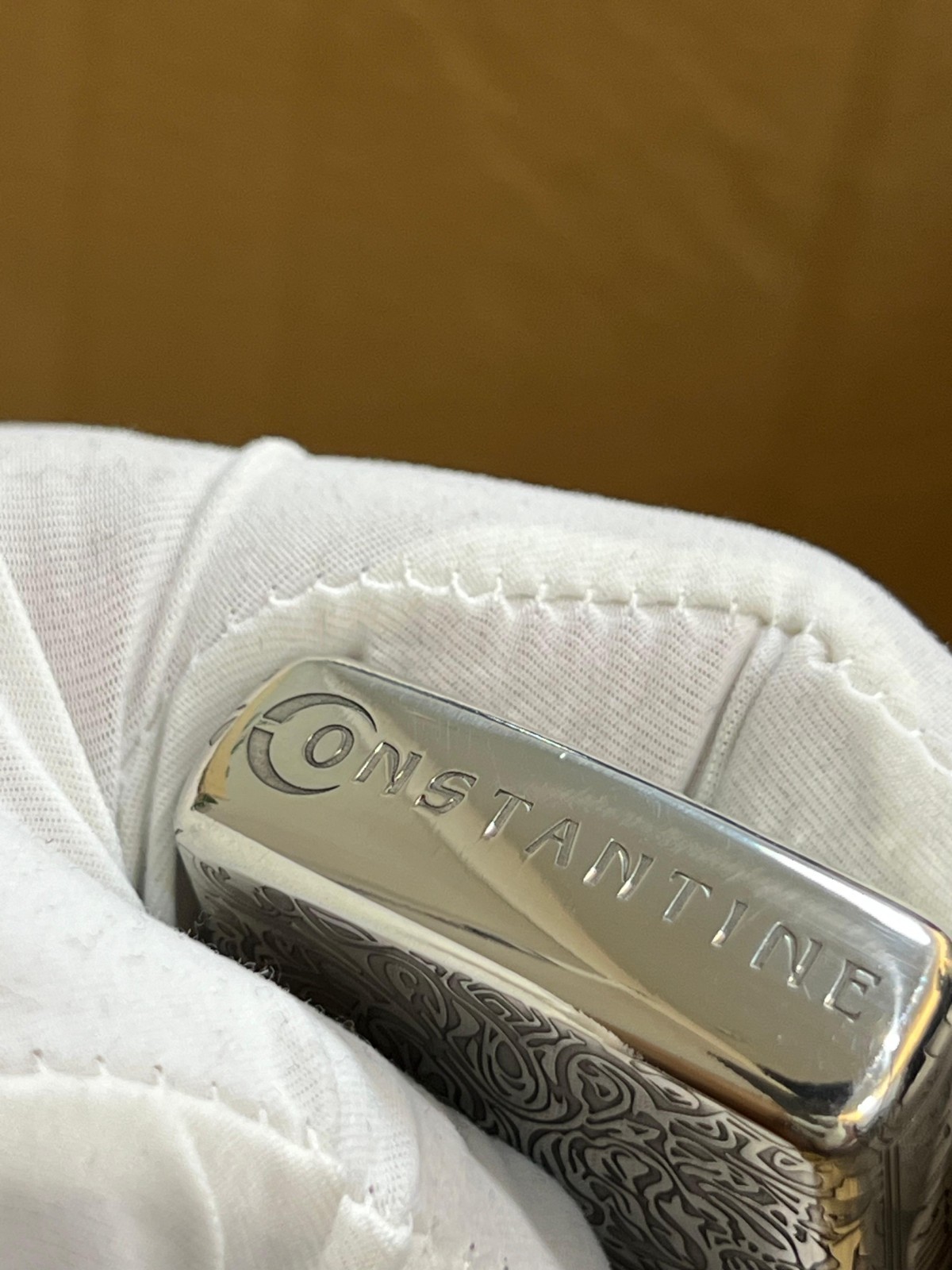 Zippo Lighter CONSTANTINE SILVER + New Box