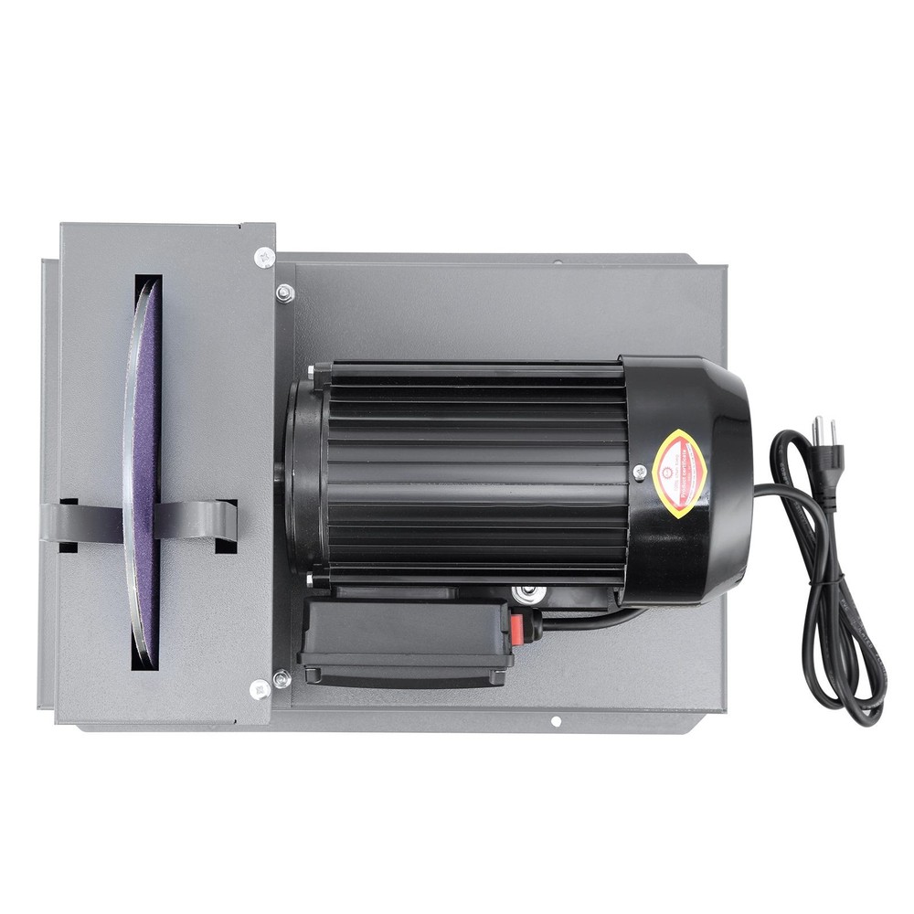 Bench-Mount Lawn Blade Sharpener - 750W, 9in Ceramic Wheel, Solid Steel