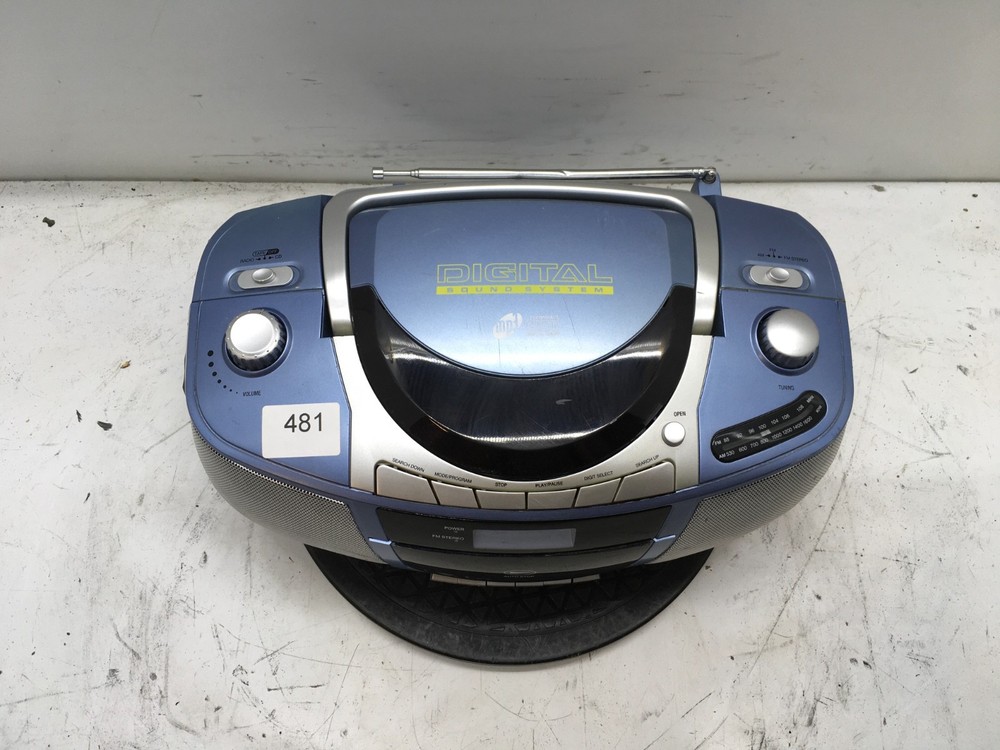 Coby MP-CD450 Boom Box - Tested