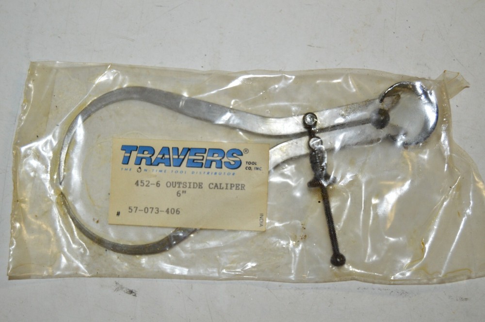 TTC 452-6 Outside Type 6" (150mm) Solid Nut Nut Type Drafting Caliper 57-073-406