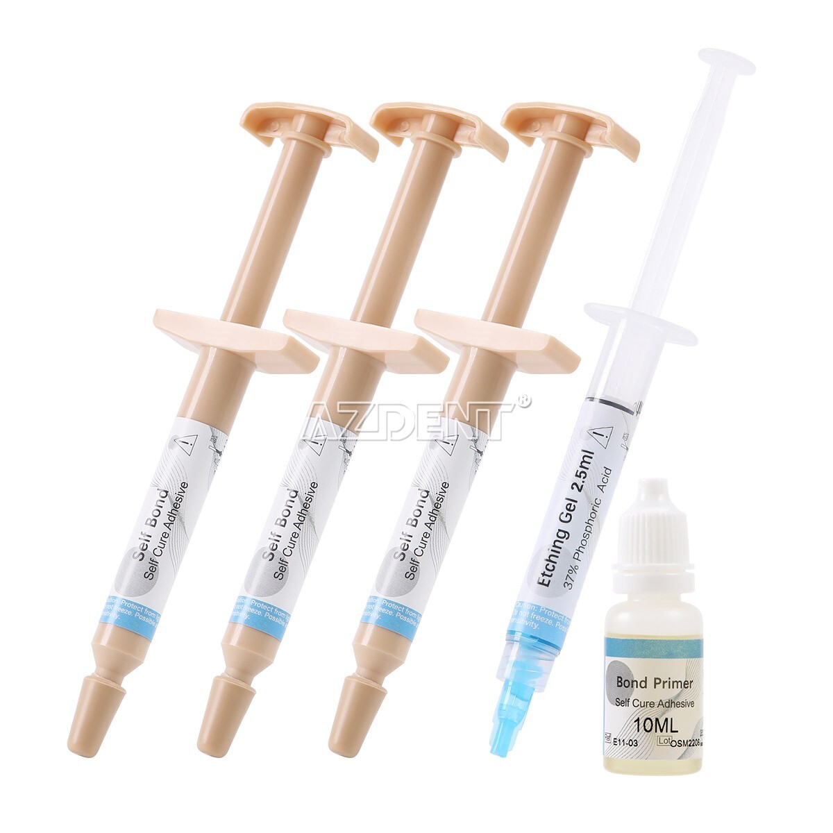 Dental Orthodontic Adhesive Resin Syringe Paste Kit For Brackets Braces Bonding