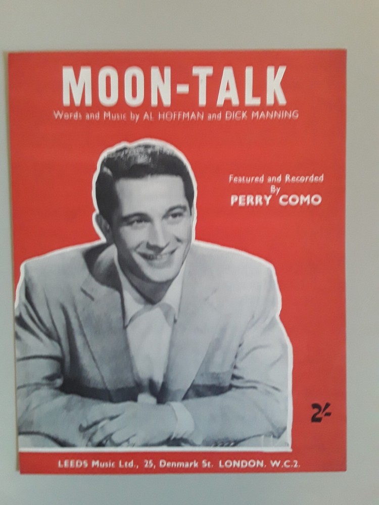 Perry Como  -  Moon-Talk  -  Sheet Music