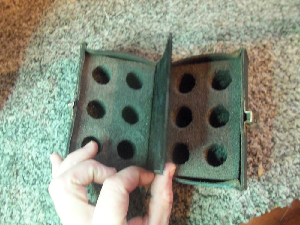 BIRD 43 LEATHER CASE FOR 12 WATTMETER ELEMENTS