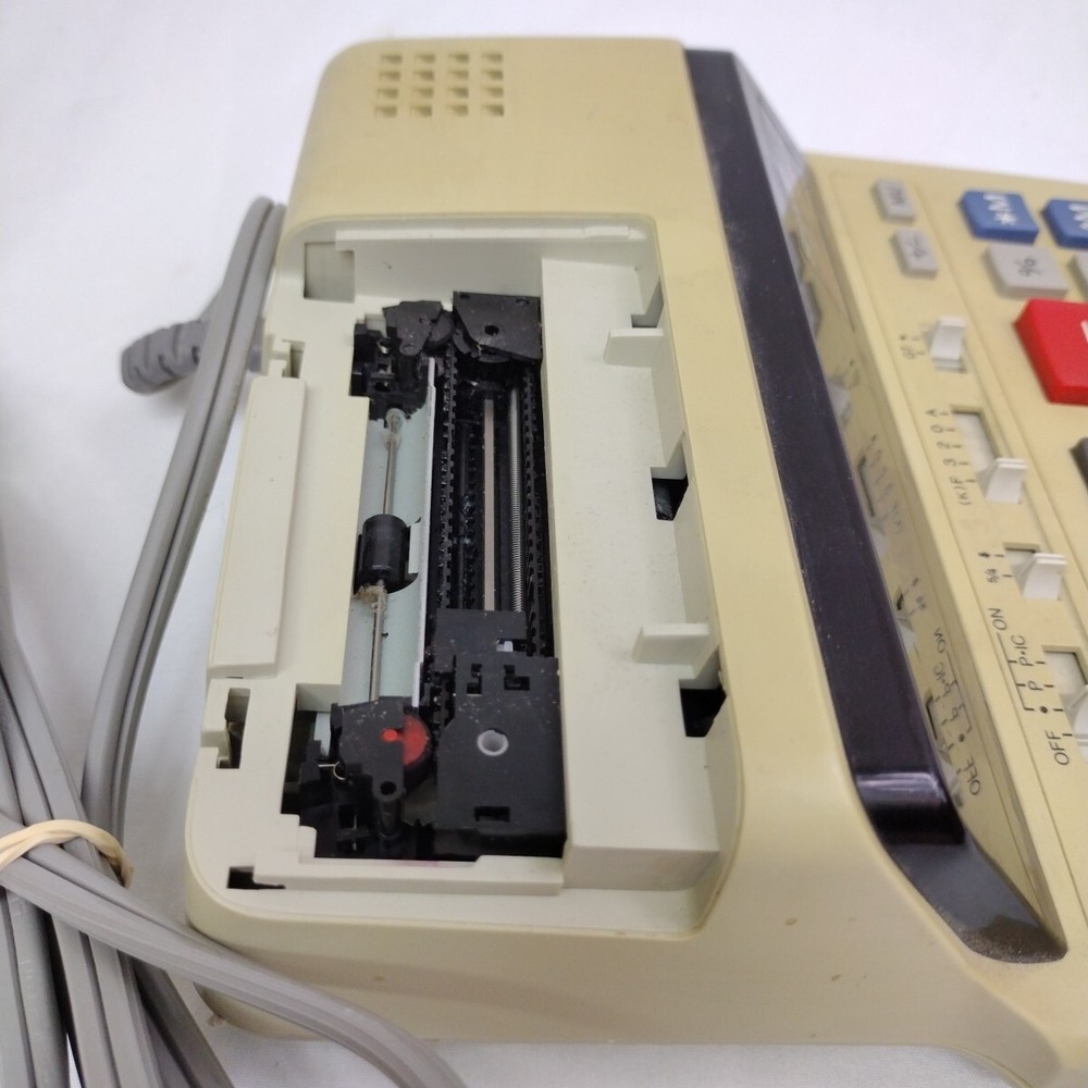 VINTAGE SHARP EL-2192G ELECTRONIC CALCULATING MACHINE- NO PRINTER FUNCTION