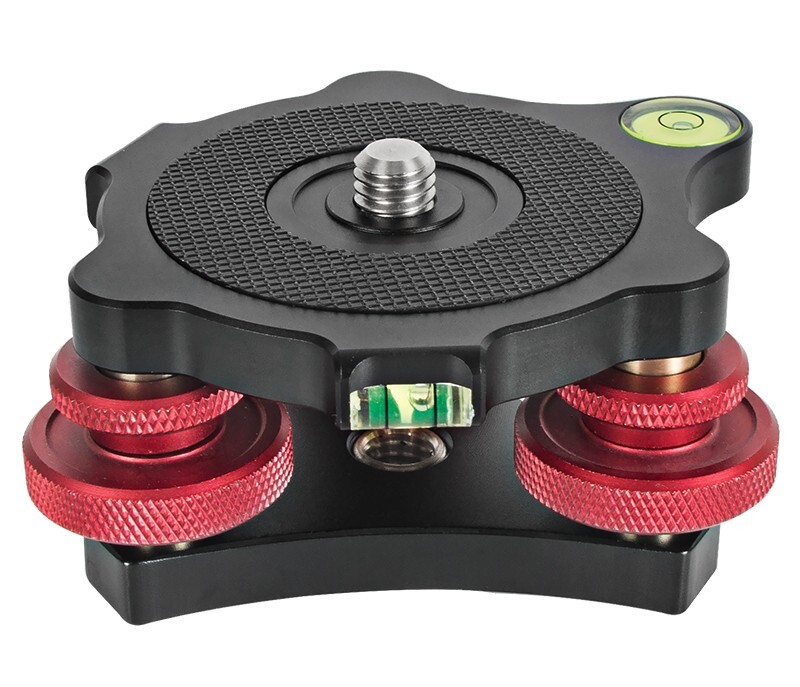 Camera Fine Adjustment Level Table ±5° Precise Level Adjustment Seat Universal T