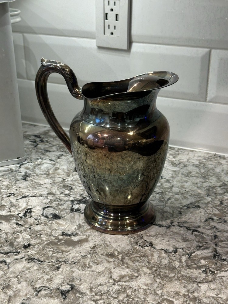 WMA Rodgers Silver Pitcher Vintage