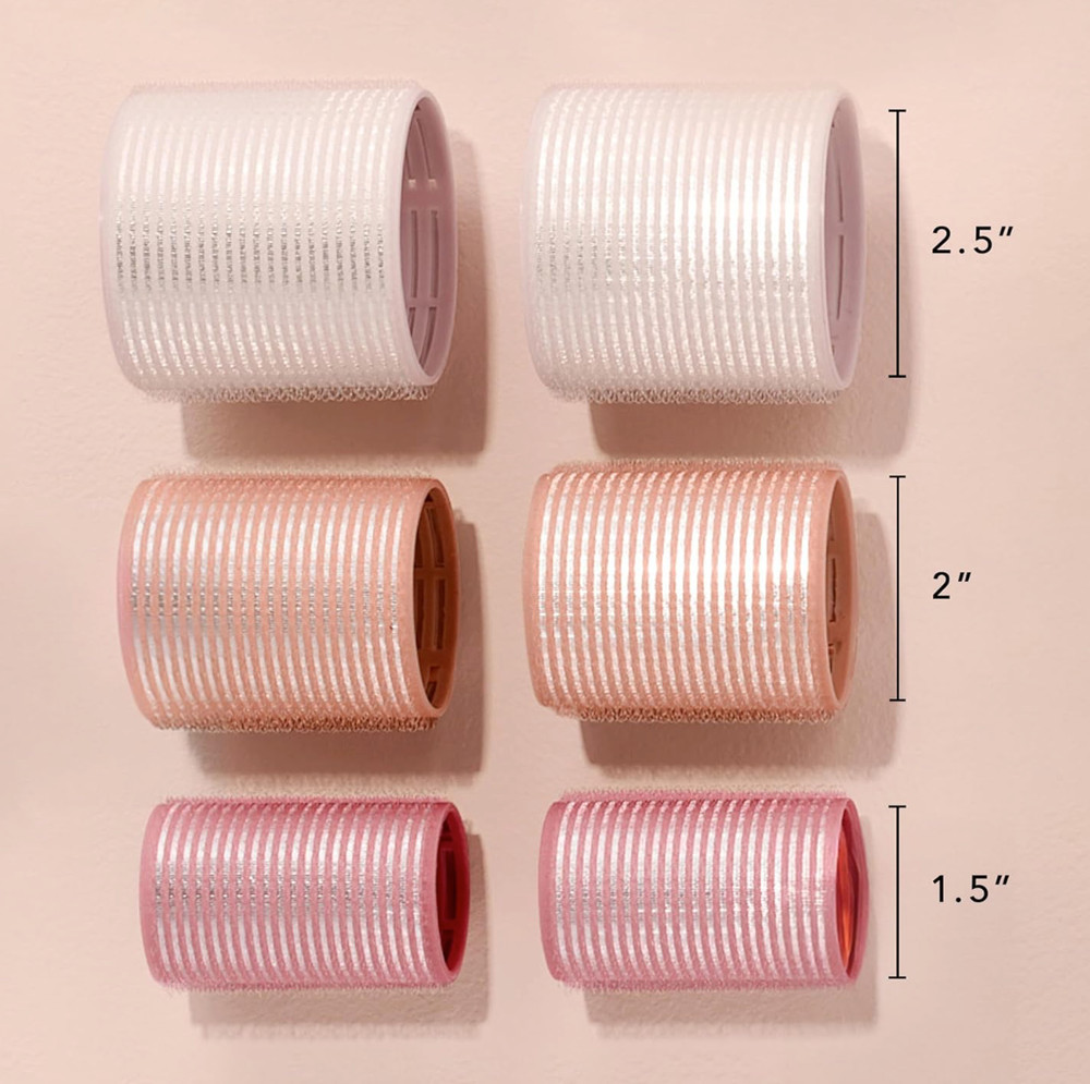 The Hair Edit Ceramic Volumizing Rollers - 9 Rollers