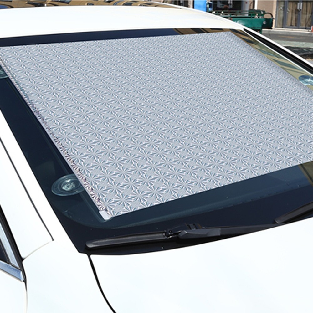 Retractable Car Auto Front Windshield Sun Shade Window Cover Roll Curtain Visor