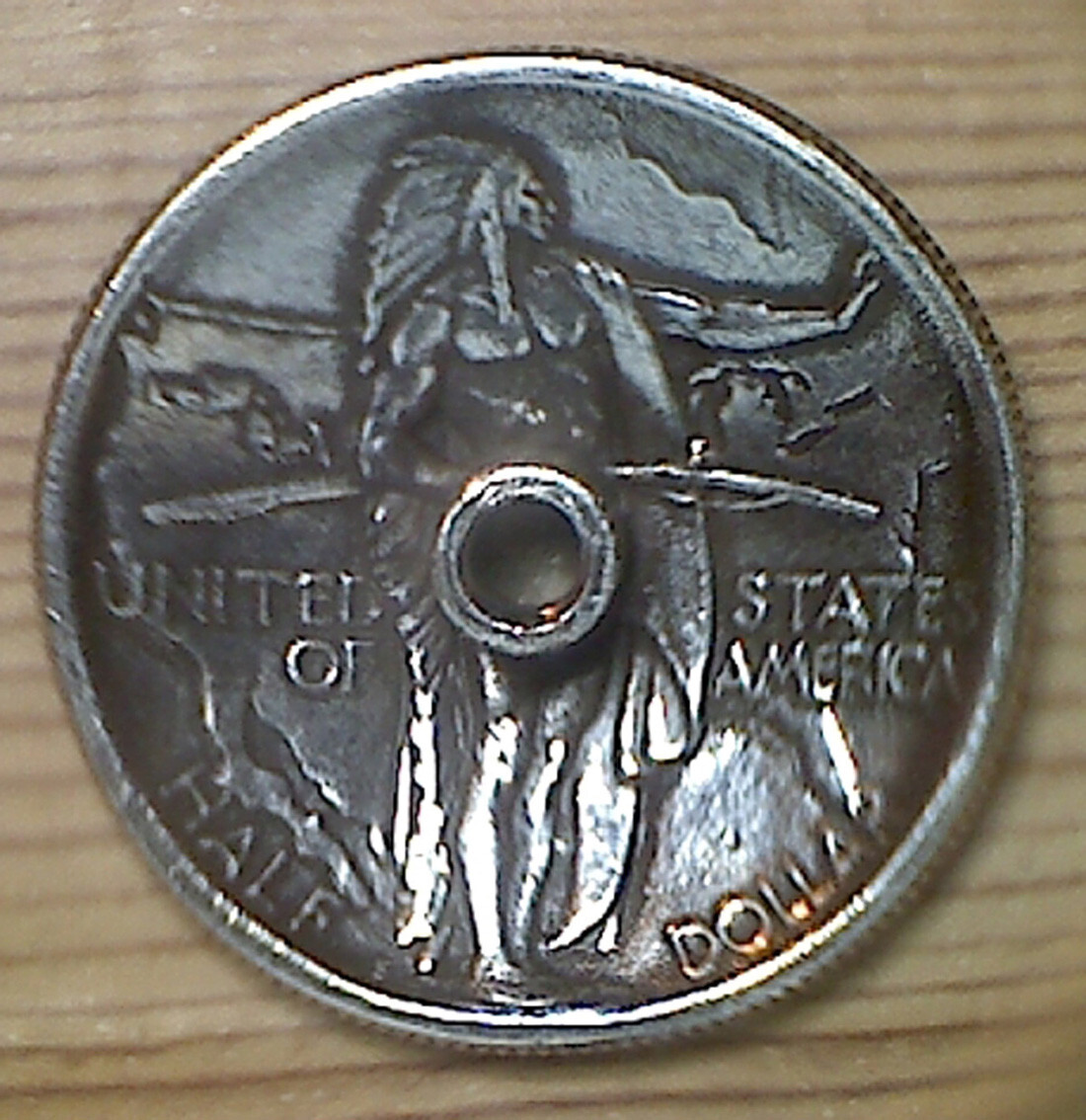 1926 OREGON TRAIL MEMORIAL CONCHO Half-Dollar Reproduction 1 1/4 in. [Wagon]