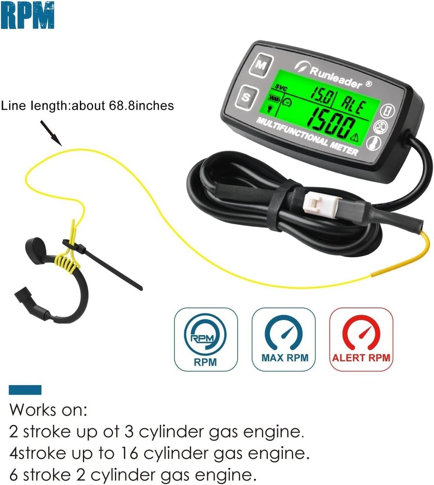 Backlit Display for Lawn Tractors & More