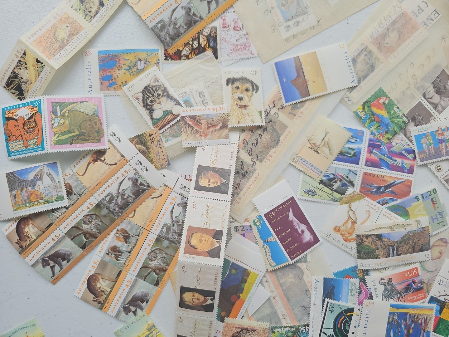 Collection Of Australia Mint Stamps MNH Values For 30c To $2