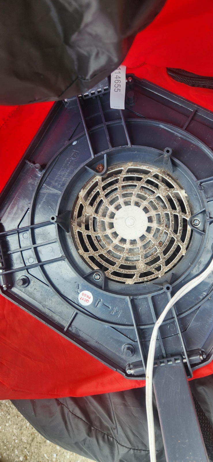 Gemmy Airblown 9ft North Pole Fire Truck Santa LED Inflatable – Tested, Works