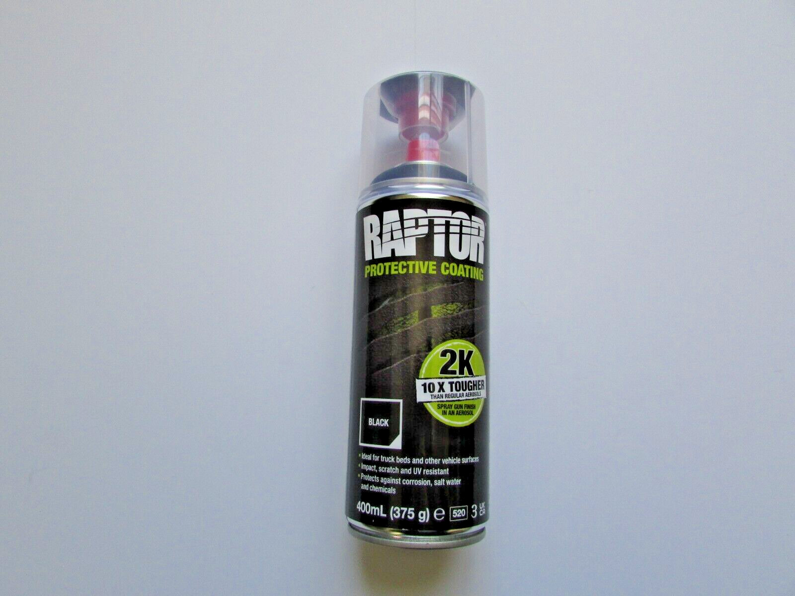 UPOL Raptor 2K Bed Liner Anti-Corrosion Textured Spray Can Black 400ML