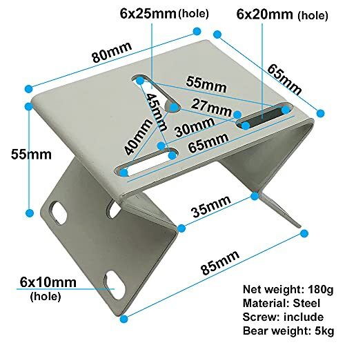 Wall Corner Mount-Metal Bracket Angle CCTV Surveillance Camera Holder Adapter
