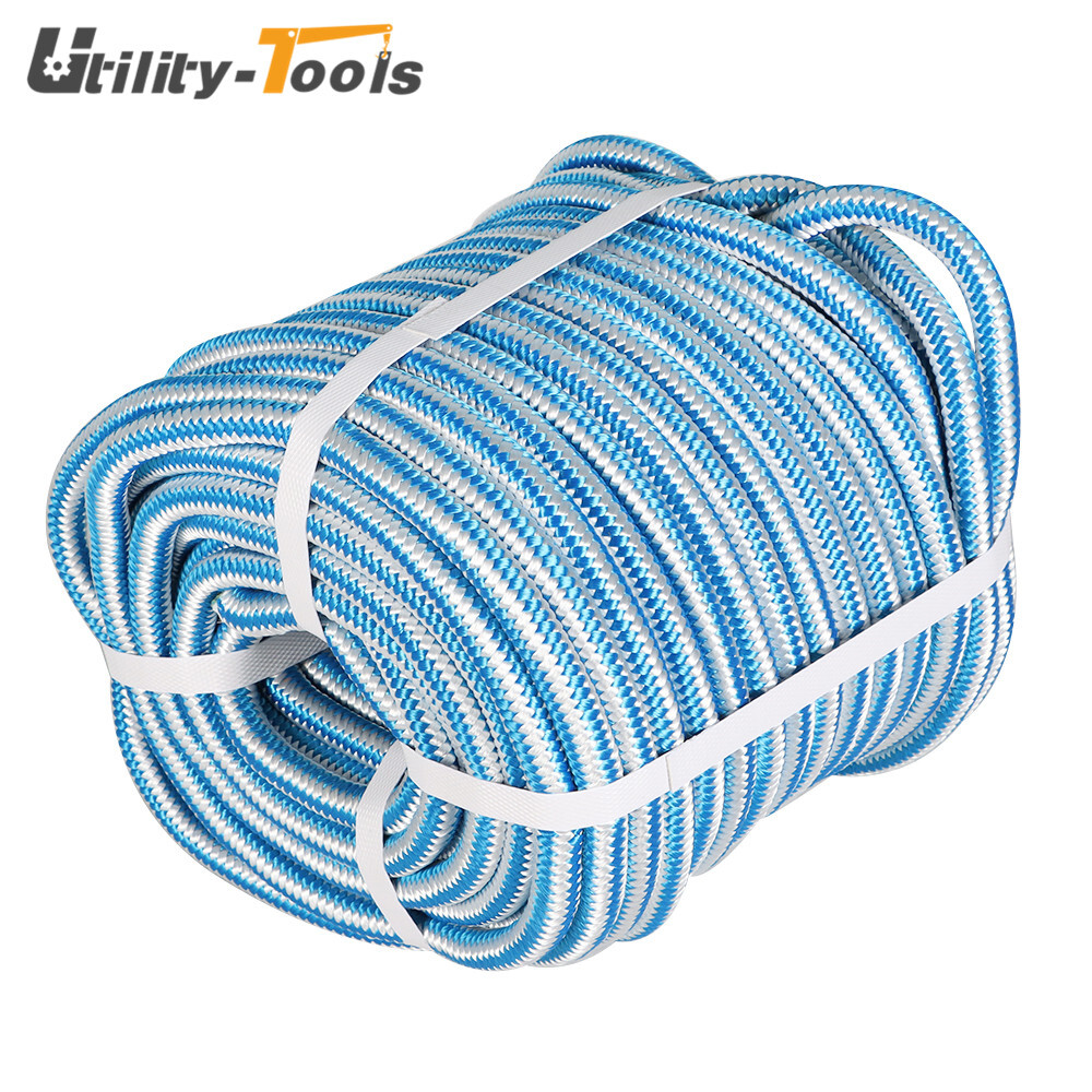 Braided Polyester Arborist Rigging Rope Strong Pulling Rope 6180lbs 1/2" x150'