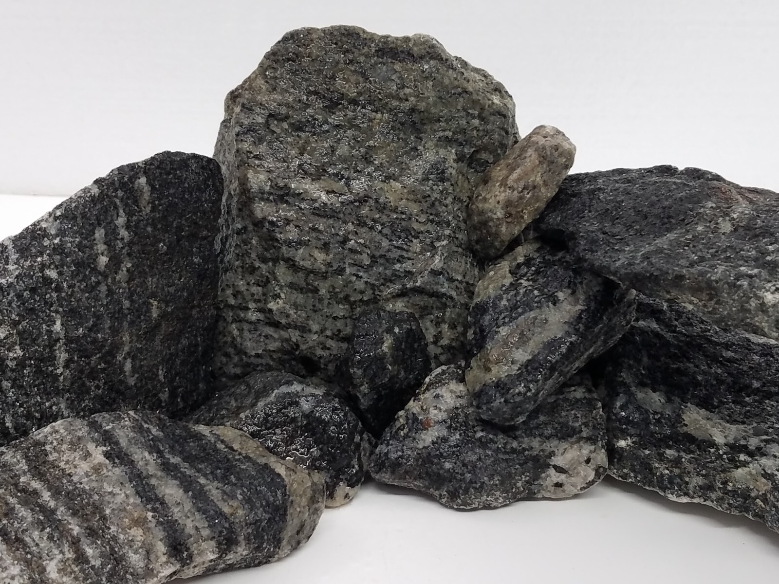 Rocks for Aquarium Stone Decorations 10lb Striped Granite Fish Tank Ornaments