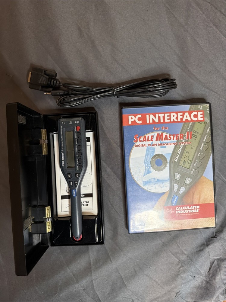 Scale Master II Digital Plan Measuring System with PC interface & Cable 4PARTS