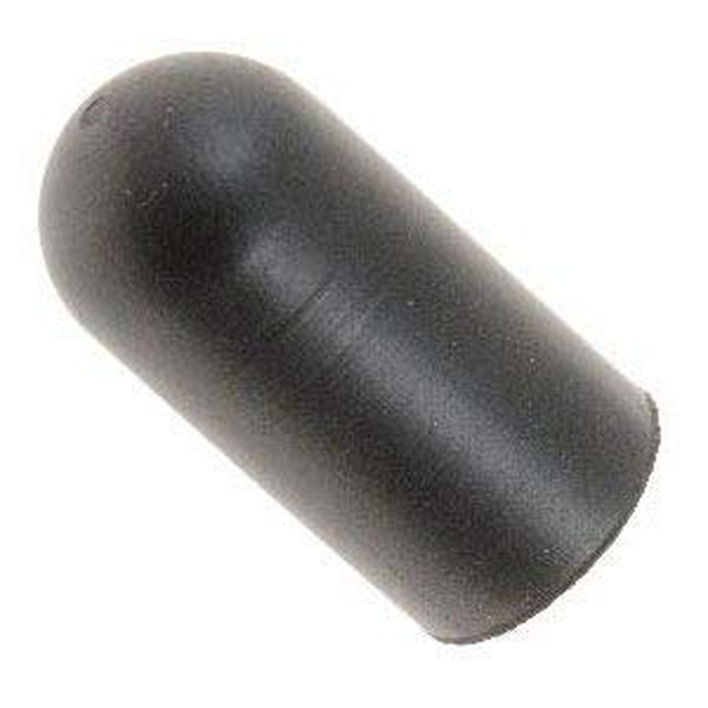 1/4" Diameter Black Rubber Vacuum Caps (50pc)