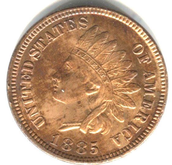 1885 Philadelphia Mint Indian Head Cent