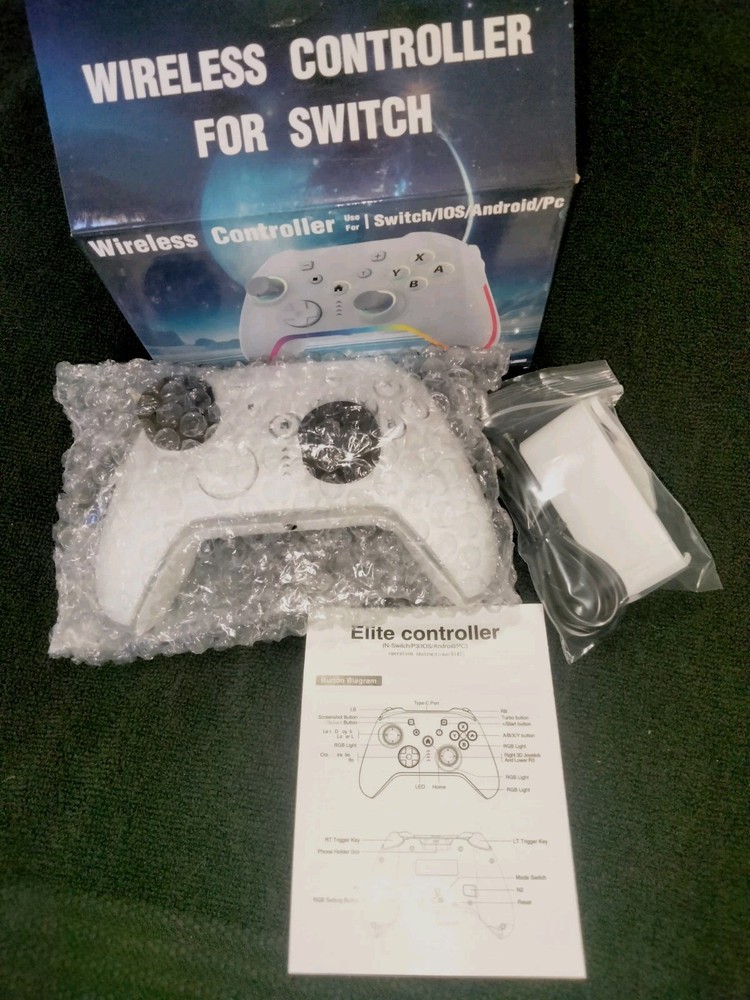 Bcofo Wireless Mobile Game Controller for iOS/iPhone/Android/Cell White