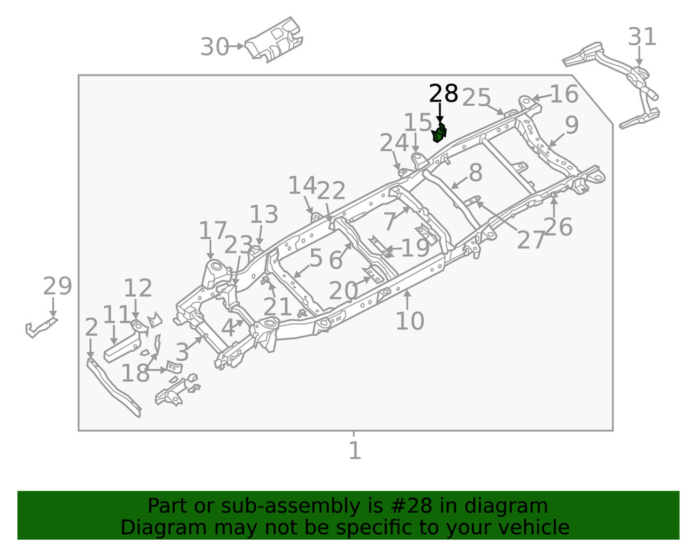 Genuine Nissan Bracket E0471-1PAMA