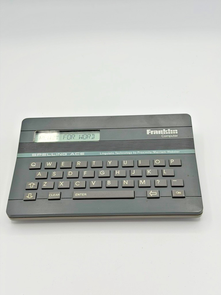 Franklin Spelling Ace Electronic Dictionary Merriam Webster Handheld Works