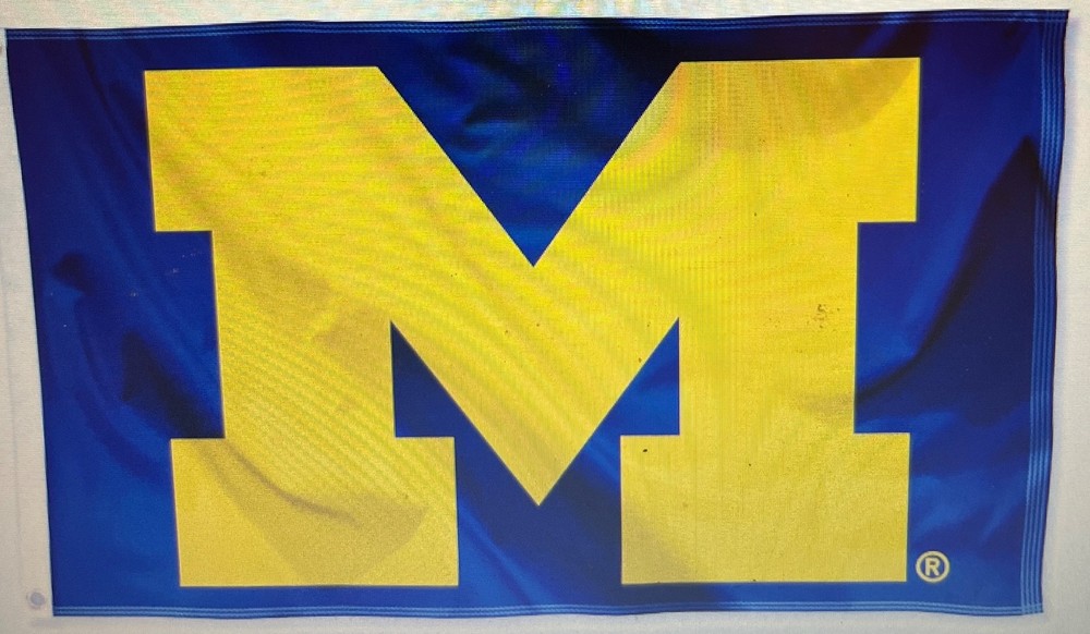 MICHIGAN WOLVERINES 3' x 5' polyester flag
