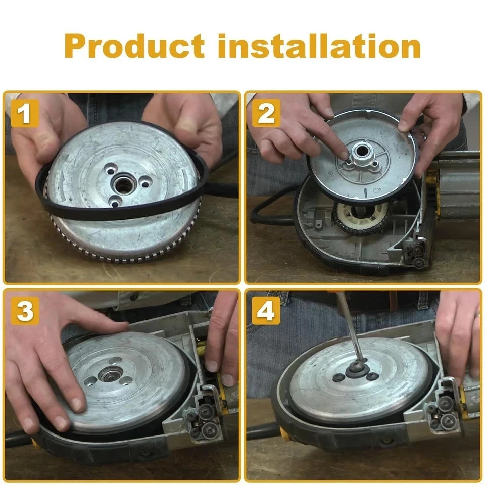 4 Pack 650721-00 Bandsaw Rubber Tires Replacement for Dewalt Band Saw Tires a...