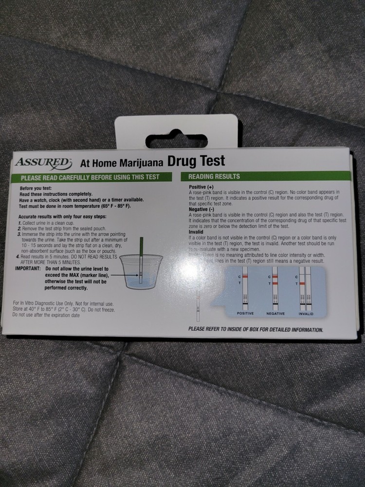 At home Marijuana drug test