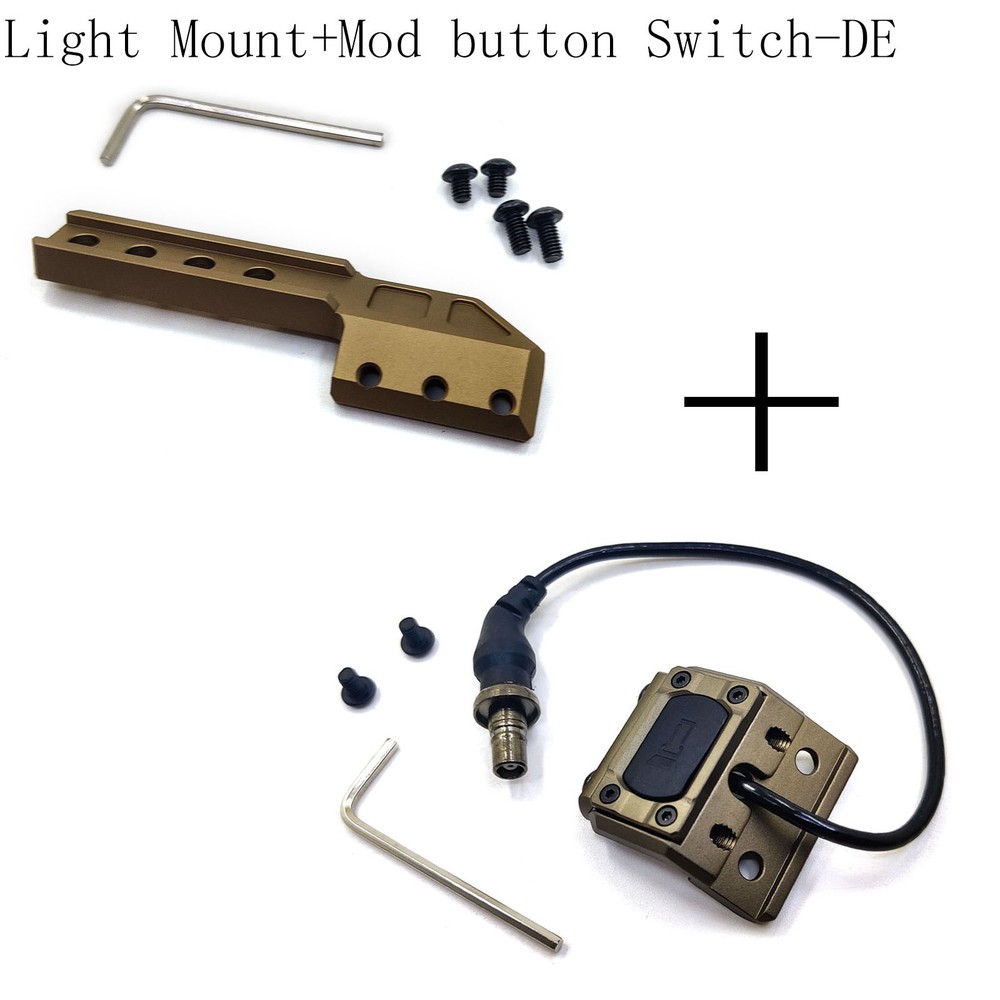 M300B Light Constant Momentary Weapon Flashlight w/ Mod button Switch Mount Set