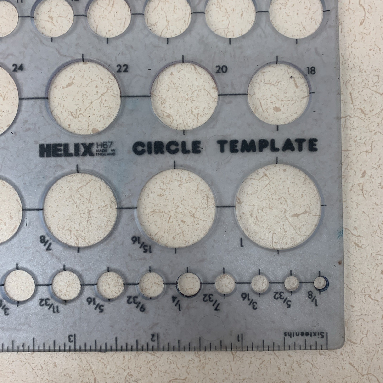 Vintage Sterling Helix Fiskars Circle Template Designs French Curve Protractor