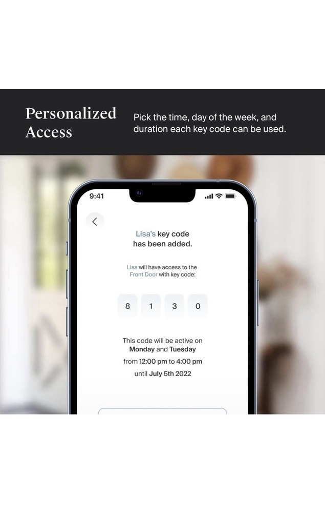 Level Keypad C-K11U for Level Smart Lock *Missing mounting bracket - Open Box