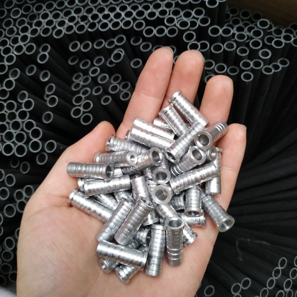 24Pcs Arrow Inserts Bushing 7.6mm thread pitch multiple size Broadheads Refit