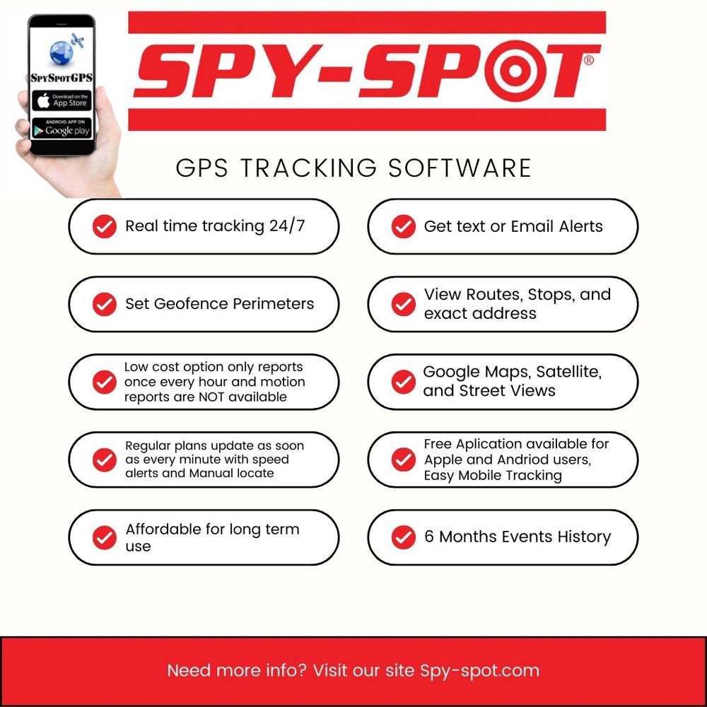 SPY SPOT GB130 MOUNTED GPS TRACKER 4G LTE VEHICLE TRACKER