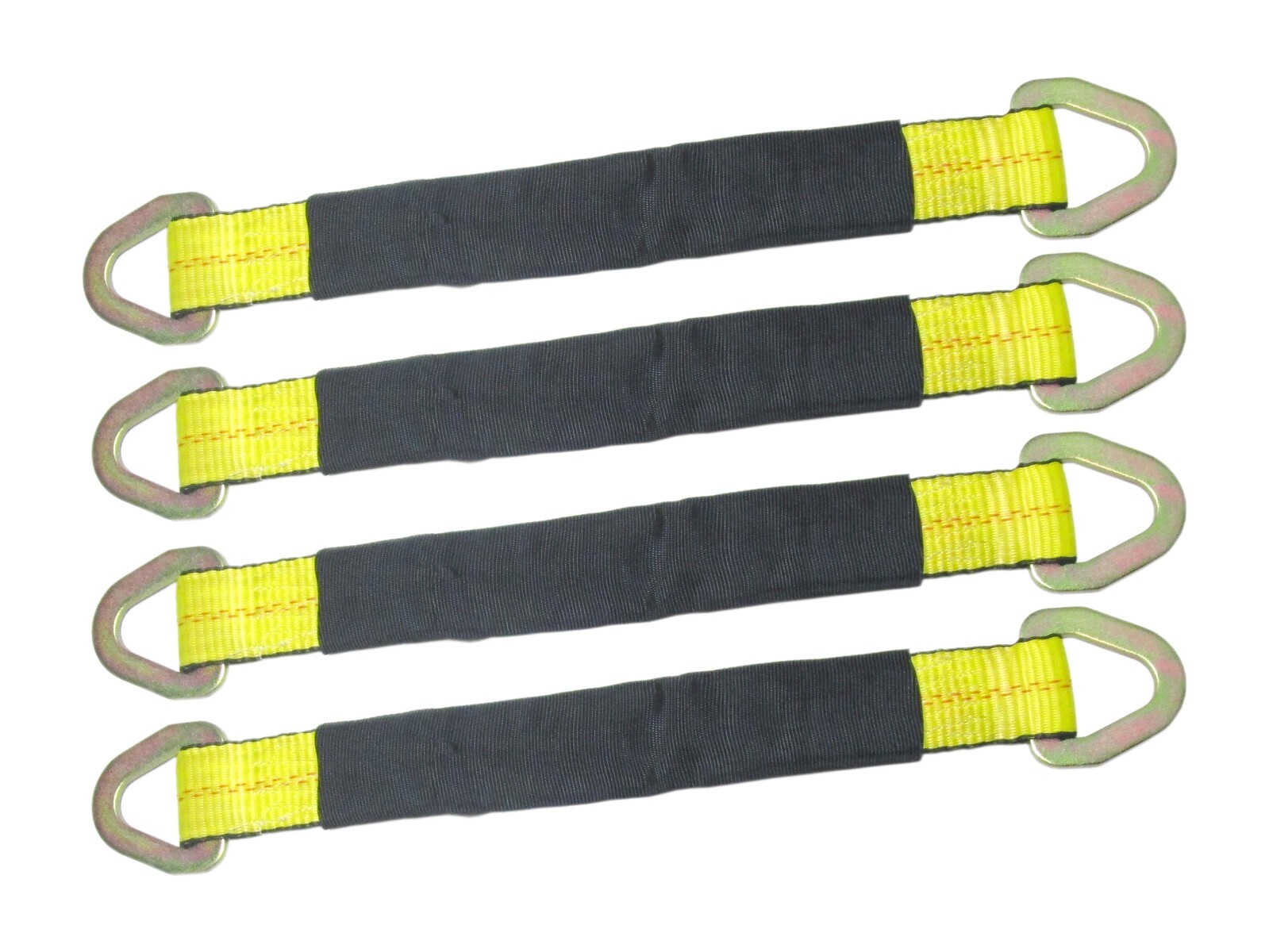 Axle Straps Car Hauler Trailer Tie Down Wheel Strap 10K Tow Truck (4 Pack)