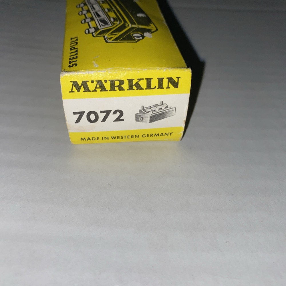 Vintage Marklin 7072 Control Panel, in box with Instructions, 12427