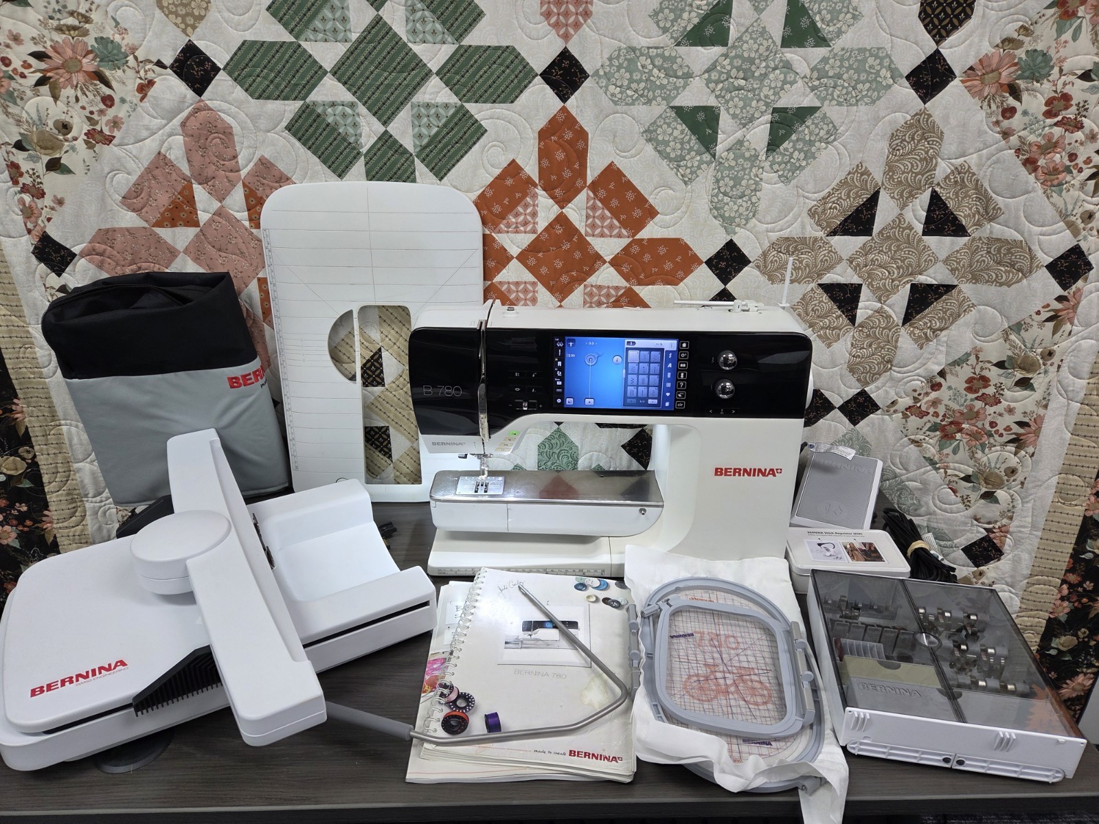 Bernina B 780 Sew/Quilt/Embroidery Machine! Professionally Serviced!