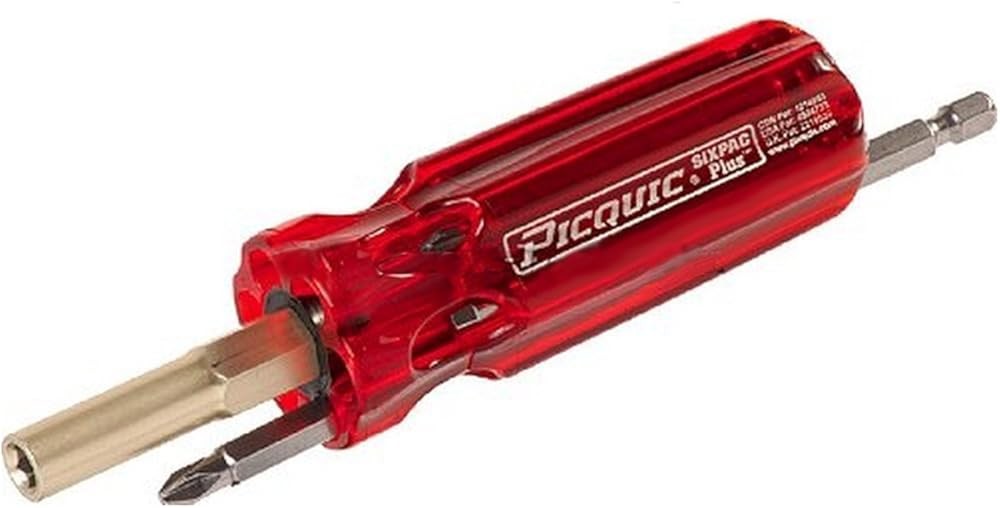 SIXPAC Plus 7 pc. Multi-Bit Screwdriver.