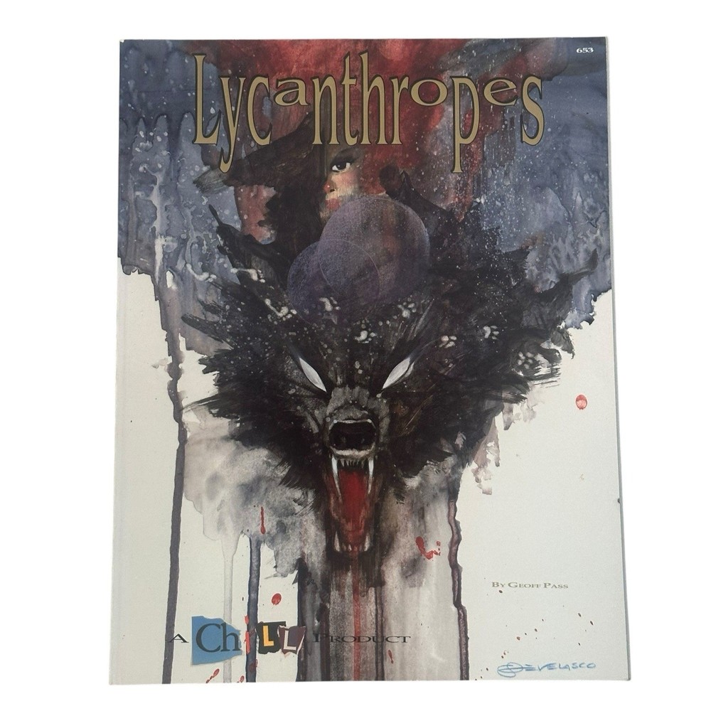 Chill RPG module Lycanthropes Mayfair Games