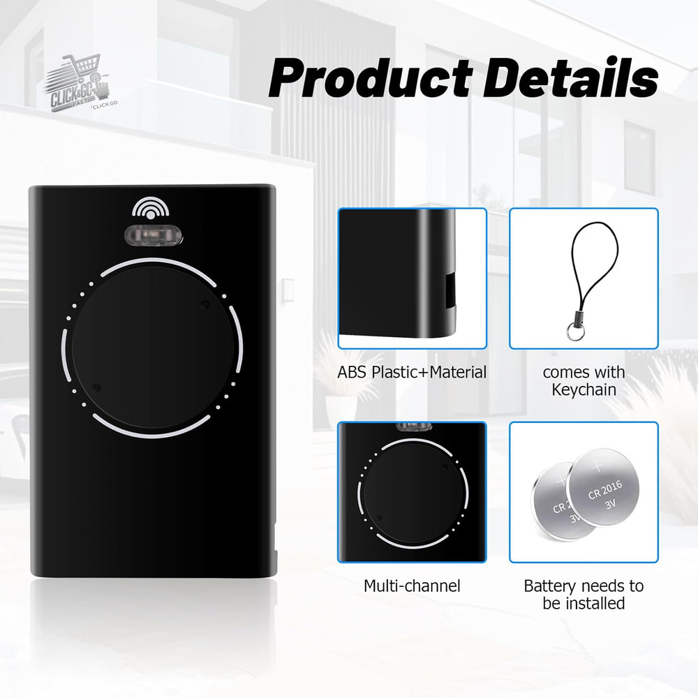 Gate Remote Control, XT2 433 SLH LR 433.92Mhz Gate Remote Control for FAAC 2C