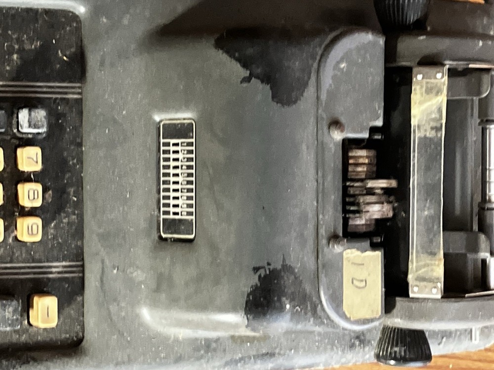 8.5 X 16in Heavy Vintage Adding Machine