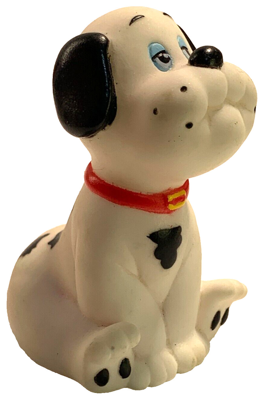 1980-90s Collectible Pencil Sharpener Pound Puppies White Dalmatian Dog B8