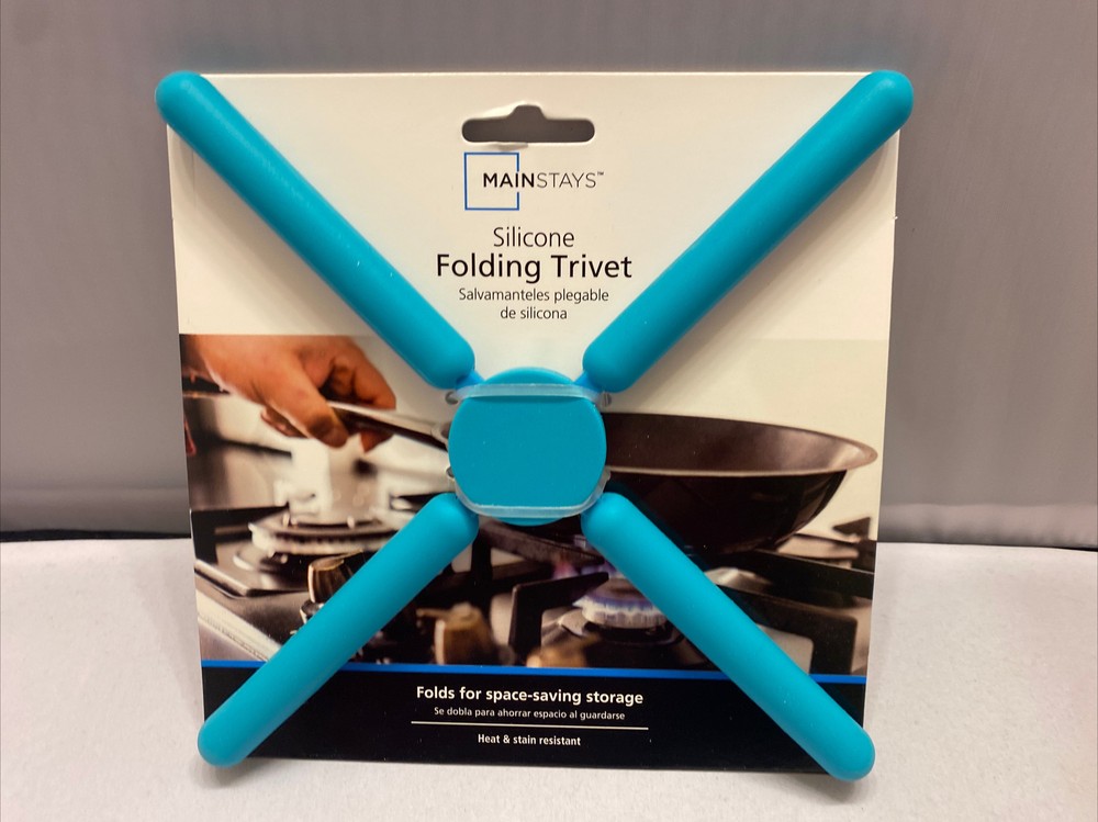 Folding Trivet Silicone No Slip Space Saver