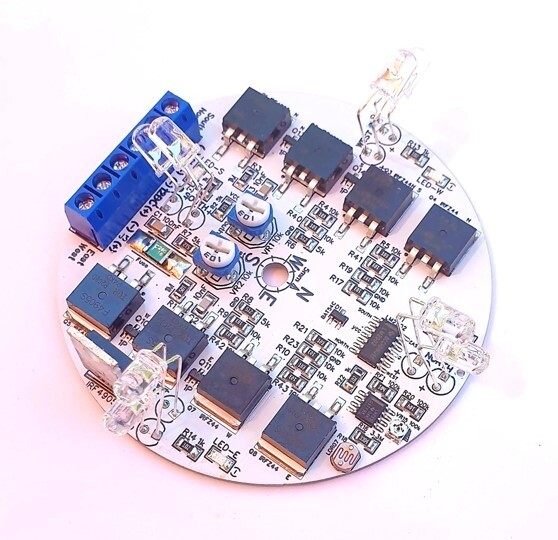 MK III 12V DIY Dual Axis PV Panel Sun Tracking Control Board + 10A Relay Module
