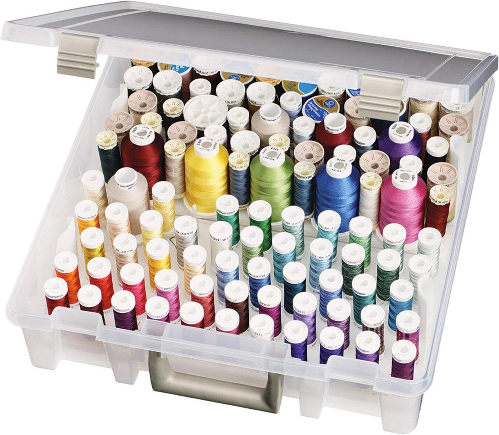 Super Satchel Thread Box - Versatile Thread Storage for Sewing, Embroidery, and