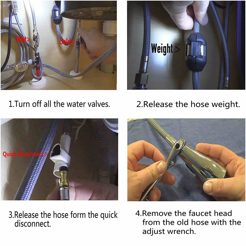 150259 Replacement Hose for Moen Pull Down Kitchen Sink Faucet Replacement Part