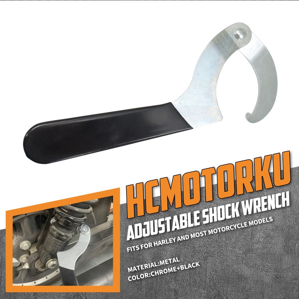 Motorcycle Adjustment Wrench Adjustable Coilover Shock Absorber Round C Spanner