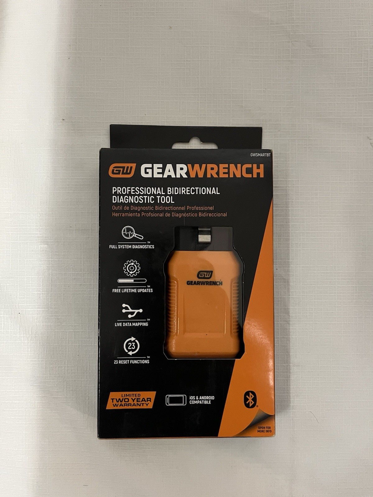 GearWrench Professional Bi-Directional Diagnostic Scan Tool (GWSMARTBT)