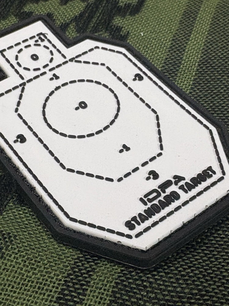 PvC 3D: Silhouette Target… Morale Tactical Hook And Loop Patch High Quality 3d