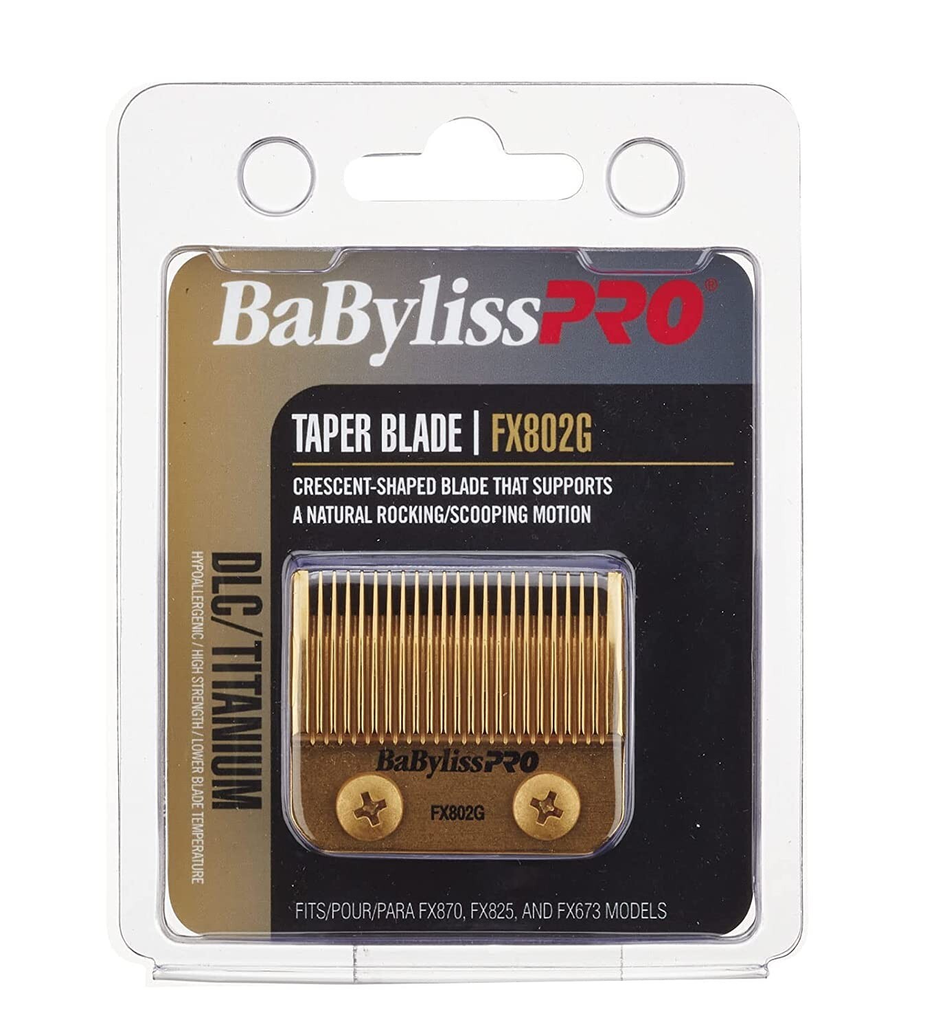 BaBylissPRO Gold DLC/Titanium Replacement Taper Blade | FX802G
